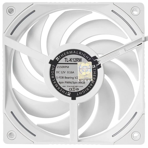 Реверсный вентилятор Thermalright TL-K12RW белый