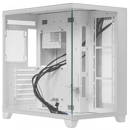 Корпус 1STPLAYER MEGAVIEW MV8-TP белый, Mid-Tower