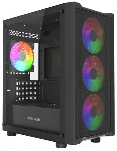 Корпус PowerCase Mistral Micro EM19 черный, Mini-Tower