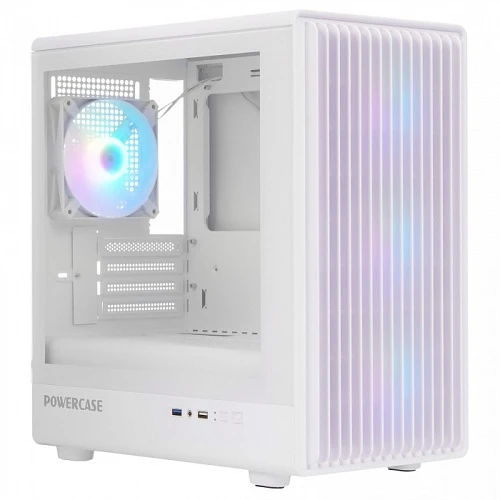 Корпус PowerCase Mistral Micro C4W ARGB белый, Mini-Tower