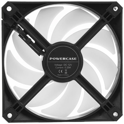 Вентилятор Powercase M56-12 ARGB черный, M56-12 ARGB