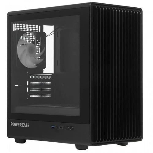 Корпус PowerCase Mistral Micro C4B ARGB черный, Mini-Tower
