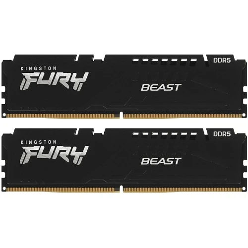 Оперативная память Kingston FURY Beast Black 32Gb 6400Mhz, KIT 2*16Gb, KF564C32BBEK2-32