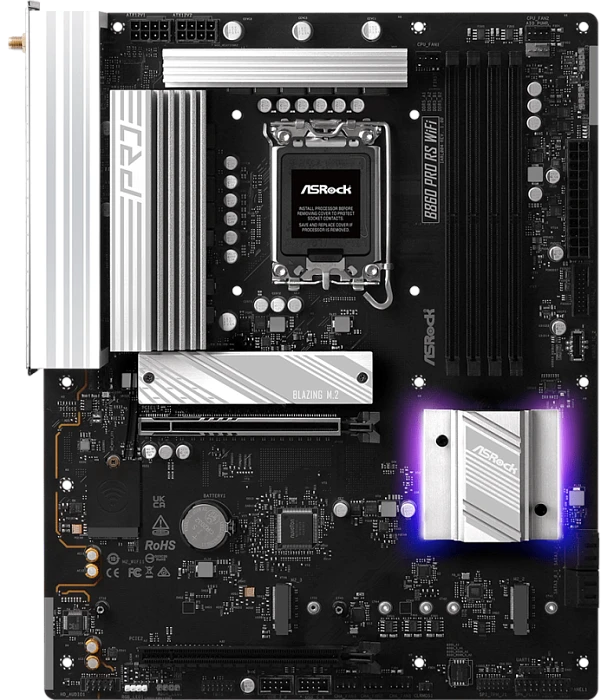 Мат. плата ASRock B860 Pro RS WiFi, LGA 1851