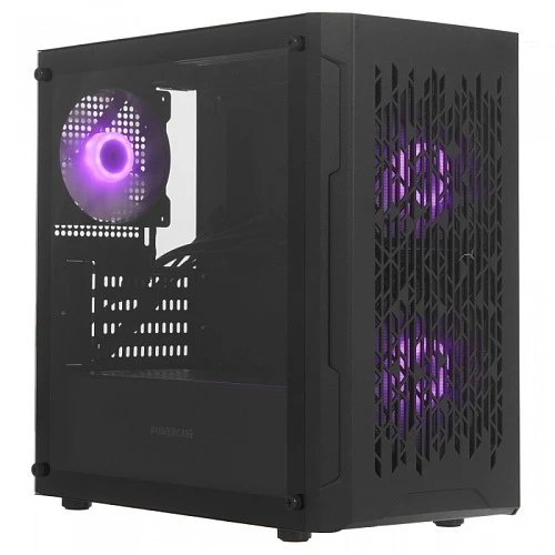 Корпус PowerCase Mistral Micro D3B ARGB V2 черный, Mini-Tower