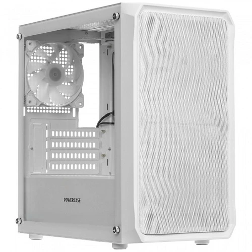 Корпус PowerCase Mistral Micro A3W ARGB V2 белый, Mini-Tower
