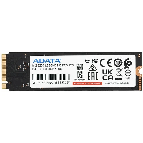 SSD накопитель ADATA LEGEND 900 PRO 1Tb M.2 NVMe, SLEG-900P-1TCS
