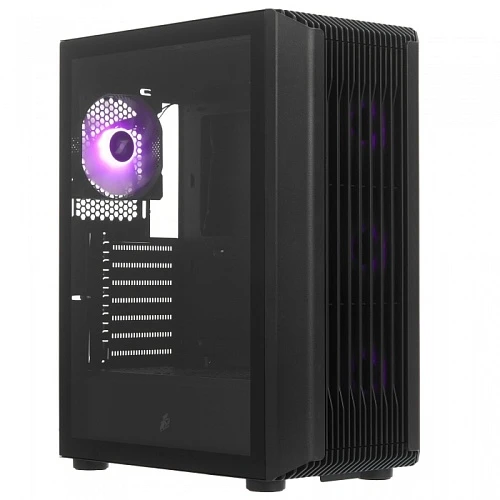 Корпус 1STPLAYER BULLET HUNTER H6 ARGB черный, Mid-Tower