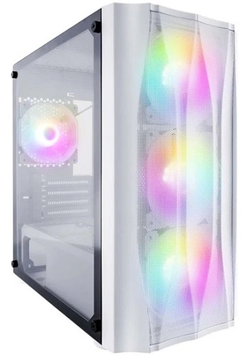 Корпус 1STPLAYER FIREBASE X3-M белый, Mini-Tower