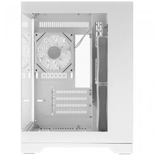 Корпус 1STPLAYER MEGAVIEW MV5-TP ARGB белый, Mini-Tower