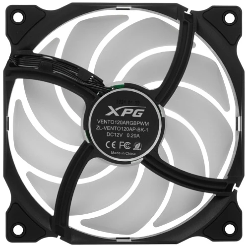 Комплект вентиляторов ADATA XPG VENTO 120 ARGB PWM черный, VENTO120ARGBPWM3C-BKCWW
