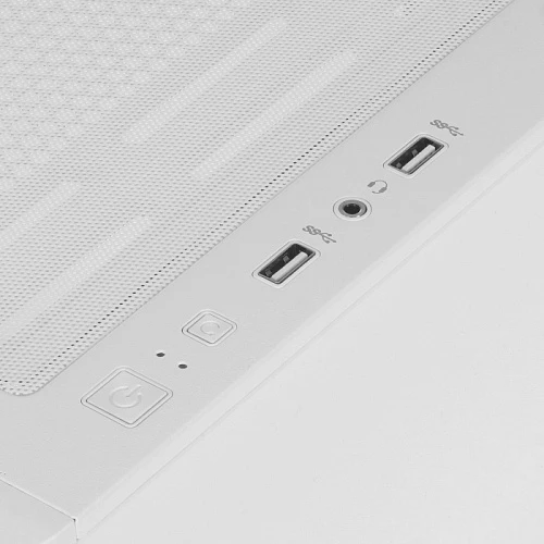 Корпус GIGABYTE C102 GLASS ICE белый, Mid-Tower