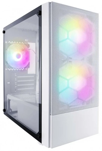 Корпус 1STPLAYER FIREBASE X4-M белый, Mini-Tower
