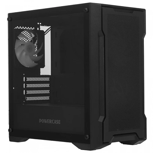 Корпус PowerCase Mistral Micro X3B черный, Mini-Tower