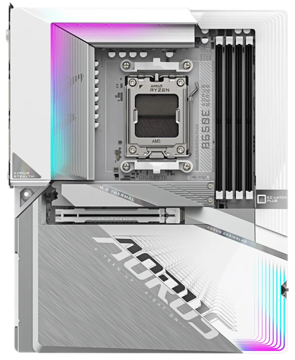 Мат. плата GIGABYTE B650E AORUS STEALTH ICE, AM5