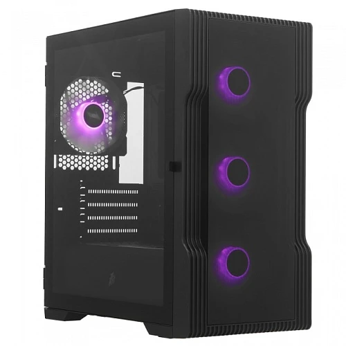 Корпус 1STPLAYER TRILOBITE T3-G ARGB черный, Mini-Tower