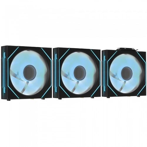 Комплект реверсных вентиляторов LIAN LI UNI FAN SL-INF WIRELESS 120 Reversed Blade черный, G99.12RSLIN1W3B.R0