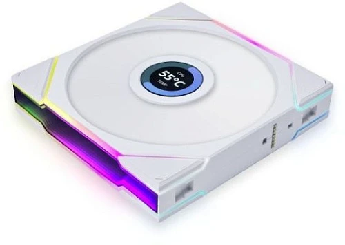 Реверсный вентилятор LIAN LI UNI FAN TL WIRELESS LCD 140 белый, G99.14RTLLCD1W1W.R0