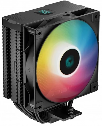 Кулер DEEPCOOL AG400 DIGITAL BK ARGB черный, R-AG400-BKADMN-G-1