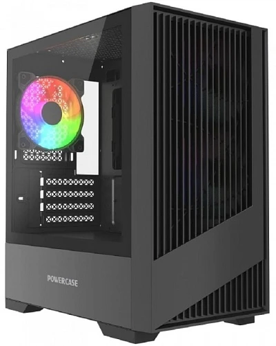 Корпус PowerCase Mistral Micro A12B черный, Mini-Tower