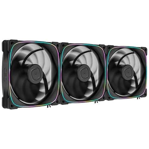 Комплект вентиляторов Geometric Future Squama 2503B-14 черный, 1F2503B314000