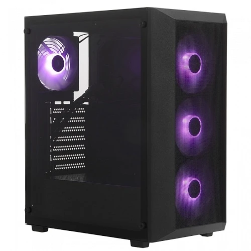 Корпус XASTRA A406 4ARGB черный, Mid-Tower