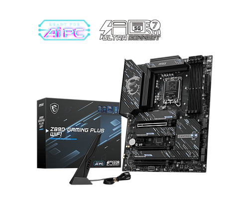 MSI Z890 GAMING PLUS WIFI: флагманский чипсет — низкая цена в классе
