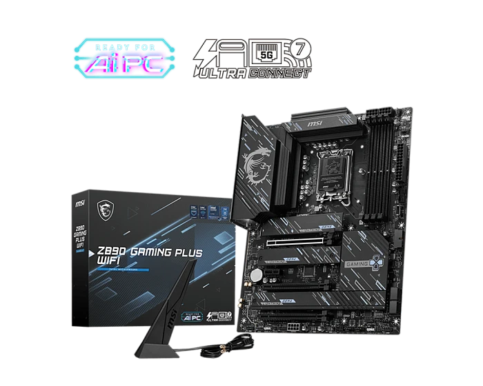 MSI Z890 GAMING PLUS WIFI: флагманский чипсет — низкая цена в классе