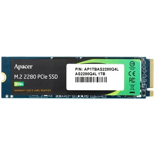 SSD накопитель Apacer AS2280Q4L 1Tb M.2 NVMe, AP1TBAS2280Q4L-1