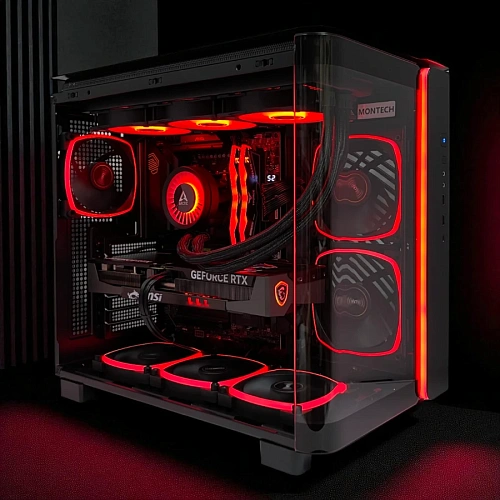 Эксклюзивная сборка от LEGIONPC - Ryzen 9 и RTX 5070 Ti в огненном стиле!