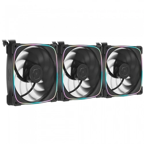 Комплект реверсных вентиляторов Geometric Future Squama 2503RB-14 черный, 1F2503R314000