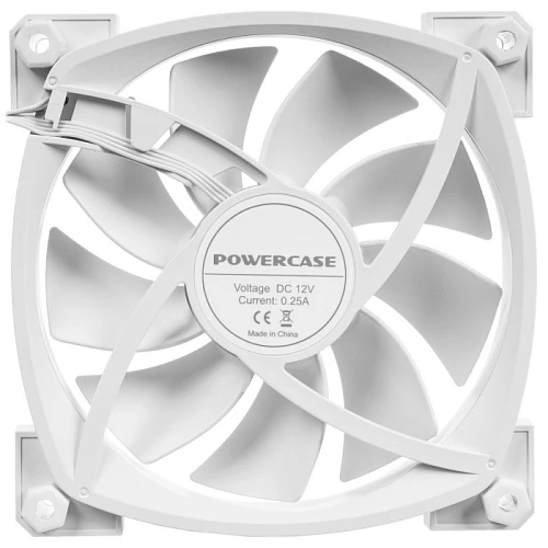 Вентилятор Powercase M55-12W ARGB белый, M55-12W ARGB