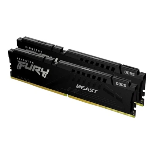 Оперативная память Kingston FURY Beast 64Gb 6000MHz Black, KIT 2*32Gb, KF560C30BBK2-64
