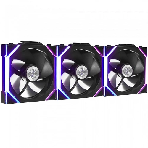 Комплект реверсных вентиляторов LIAN LI UNI FAN SL WIRELESS 120 Reverse Blade черный, G99.12RSL1W3B.R0