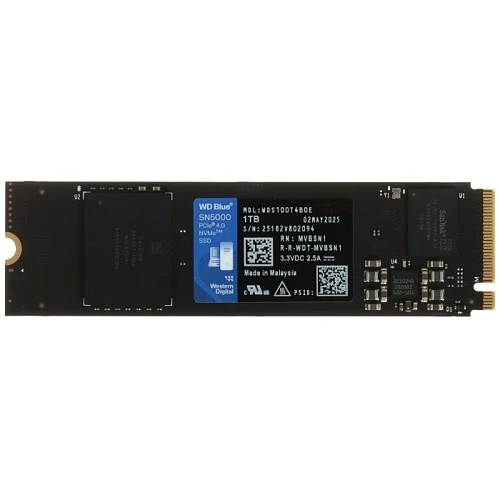SSD накопитель WD Blue SN5000 1Tb M.2 NVMe, WDS100T4B0E