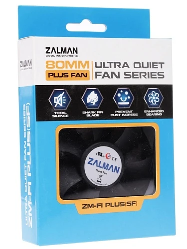 Вентилятор ZALMAN ZM-F1 PLUS (SF) черный, ZM-F1 PLUS(SF)