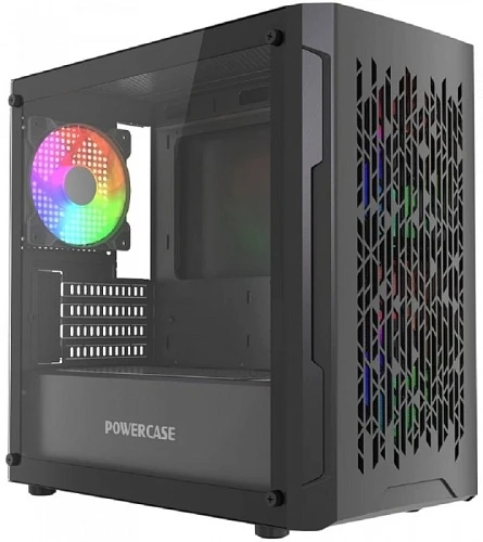 Корпус PowerCase Mistral Micro D3B ARGB V2 черный, Mini-Tower