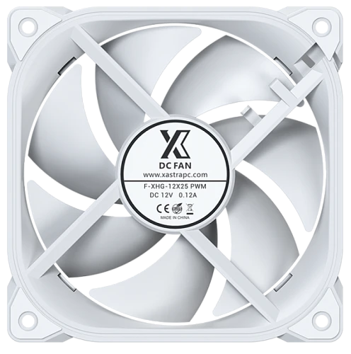 Реверсный вентилятор XASTRA FG120W ARGB reverse белый, FG120-1WA-SRX