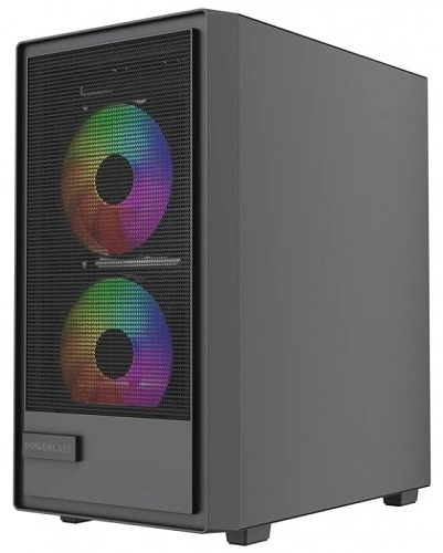 Корпус PowerCase Mistral SM02 черный, Mini-Tower