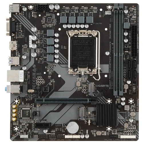 Мат. плата GIGABYTE B760M H DDR4, LGA 1700