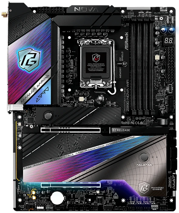 Мат. плата ASRock Phantom Gaming Z890 NOVA WIFI, LGA 1851