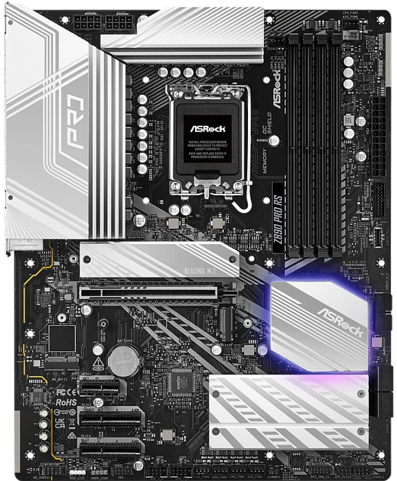 Мат. плата ASRock Z890 Pro RS, LGA 1851