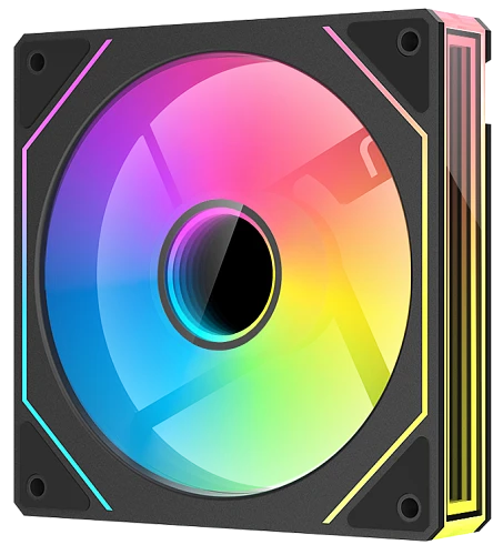 Реверсный вентилятор XASTRA FM120B ARGB reverse черный, FM120-1BA-SRX-GL