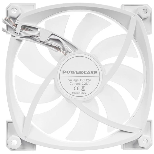 Вентилятор Powercase M55MR-12W ARGB белый, M55MR-12W ARGB