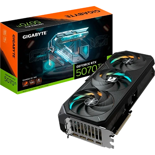 Видеокарта GIGABYTE GeForce RTX 5070 Ti GAMING OC 16Gb