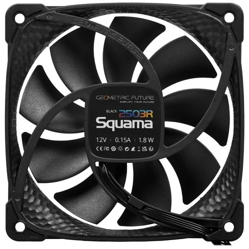 Реверсный вентилятор Geometric Future Squama 2503RB Single Pack черный, 1F2503R112001