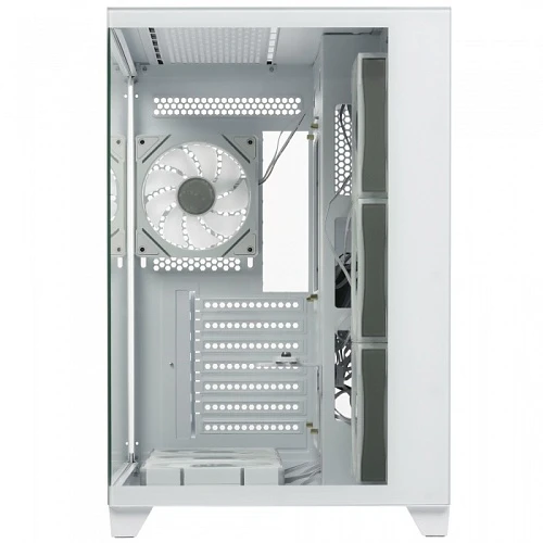 Корпус 1STPLAYER MEGAVIEW MV8-TP ARGB белый, Mid-Tower