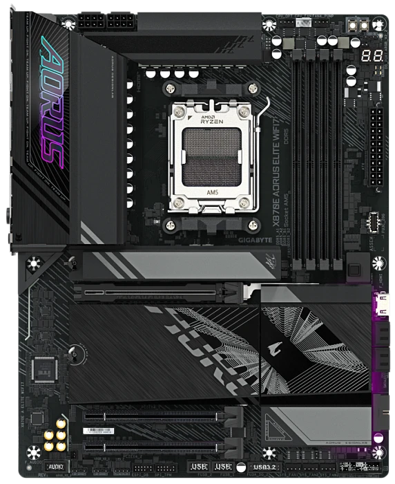 Мат. плата GIGABYTE X870E AORUS ELITE WIFI7, AM5