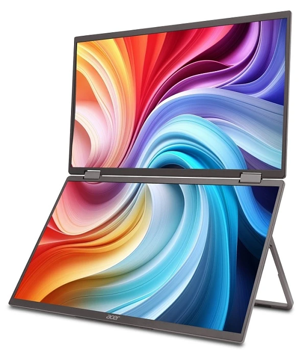 Монитор Acer PD163Qbmiuux, 15.6", черный