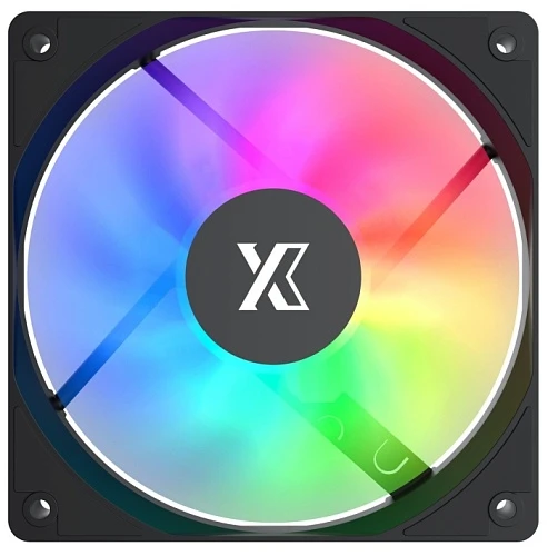 Реверсный вентилятор XASTRA FC120B ARGB reverse черный, FC120-1BA-SRX-GL